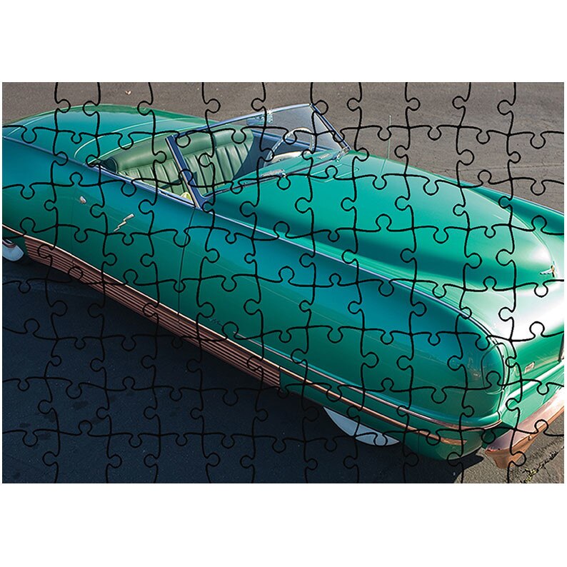 Puzzle Heartwork 96 piese, Chrysler Thunderbolt Concept Car 1940, Latime 40,5 cm x Inaltime 28,7 cm