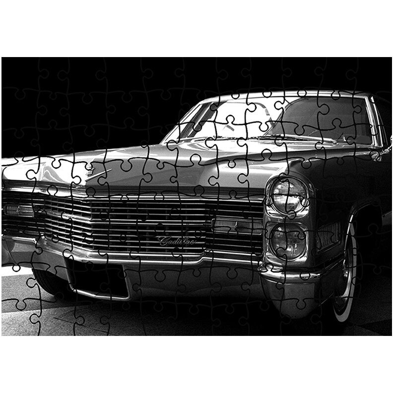 Puzzle Heartwork 96 piese, Cadillac Coupe deVille 1966, Latime 40,5 cm x Inaltime 28,7 cm
