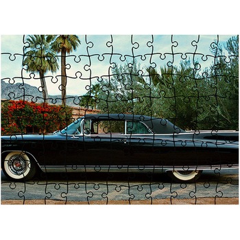 Puzzle Heartwork 96 piese, 1960 Cadillac Eldorado Biarritz, Latime 40,5 cm x Inaltime 28,7 cm Puzzle Heartwork 96 piese, 1960 Cadillac Eldorado Biarritz, Latime 40,5 cm x Inaltime 28,7 cm