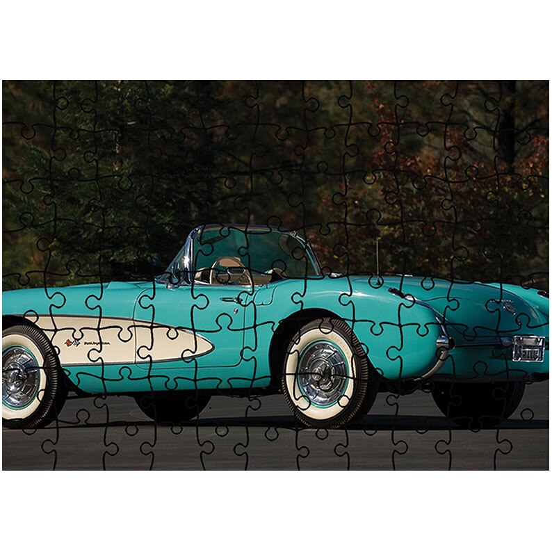 Puzzle Heartwork 96 piese, Corvette C1 1956-57, Latime 40,5 cm x Inaltime 28,7 cm