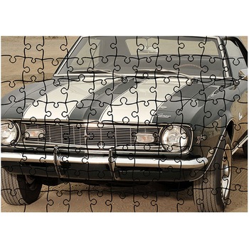 Puzzle Heartwork 96 piese, Chevrolet Camaro Z28 (I) 1968, Latime 40,5 cm x Inaltime 28,7 cm Puzzle Heartwork 96 piese, Chevrolet Camaro Z28 (I) 1968, Latime 40,5 cm x Inaltime 28,7 cm