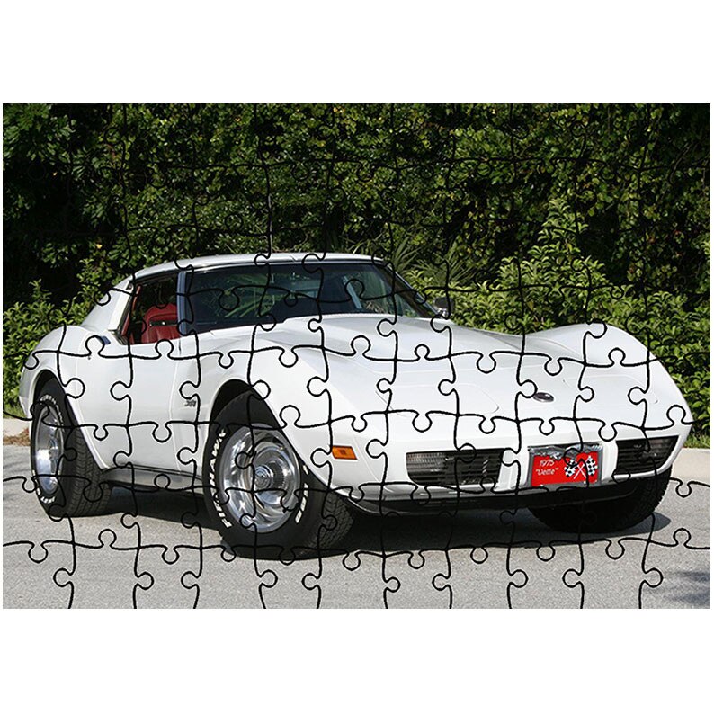 Puzzle Heartwork 96 piese, Chevrolet 1975, Latime 40,5 cm x Inaltime 28,7 cm