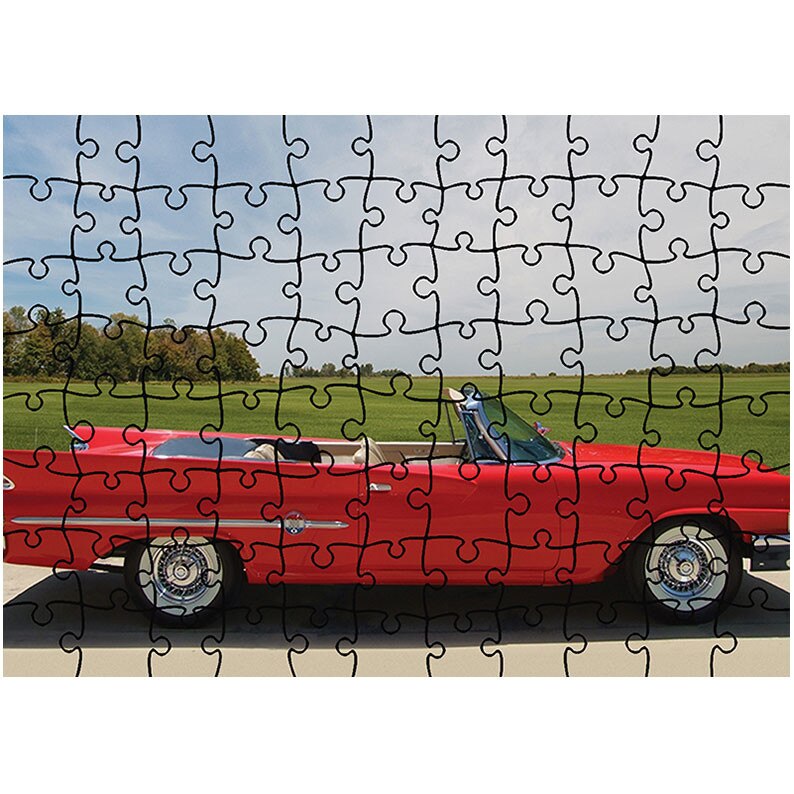 Puzzle Heartwork 96 piese, Chrysler 300G Convertible 1961, Latime 40,5 cm x Inaltime 28,7 cm