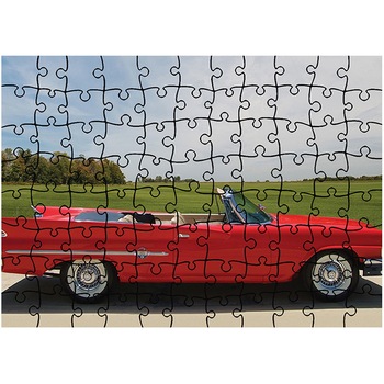 Puzzle Heartwork 96 piese, Chrysler 300G Convertible 1961, Latime 40,5 cm x Inaltime 28,7 cm Puzzle Heartwork 96 piese, Chrysler 300G Convertible 1961, Latime 40,5 cm x Inaltime 28,7 cm