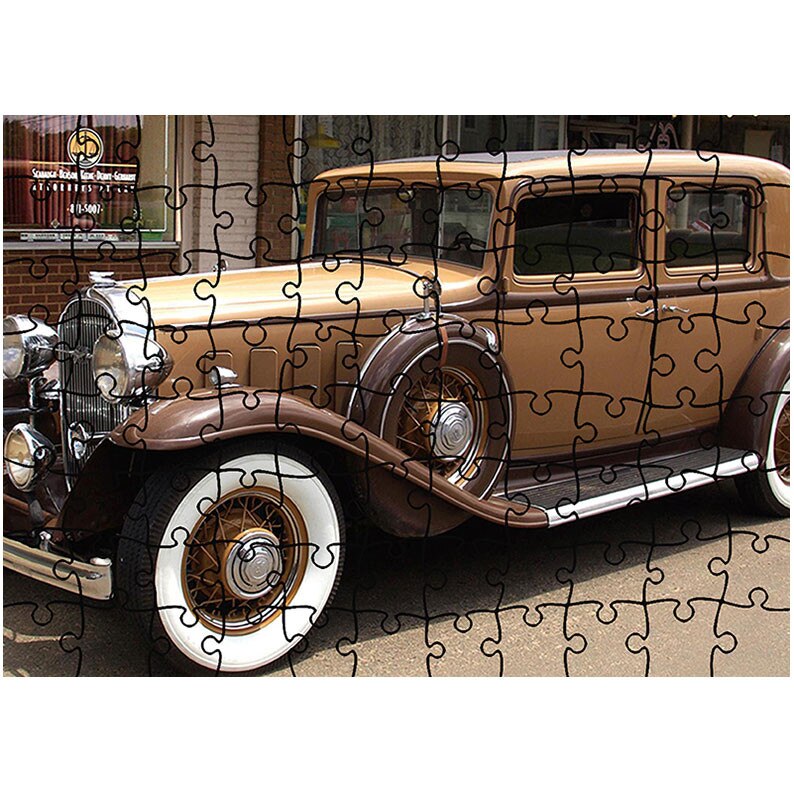 Puzzle Heartwork 96 piese, Buick Chuck Bidwell's custom-bodied 1932 90 Series Town Car, Latime 40,5 cm x Inaltime 28,7 cm