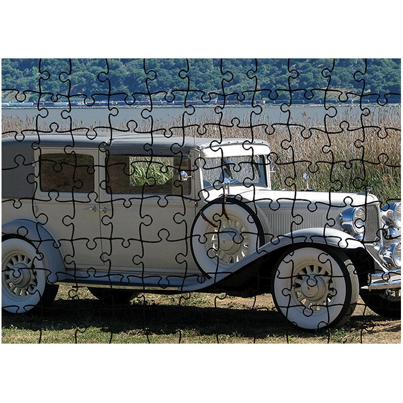 Puzzle Heartwork 96 piese, 1930 Chrysler Imperial Eight Limousine, Latime 40,5 cm x Inaltime 28,7 cm