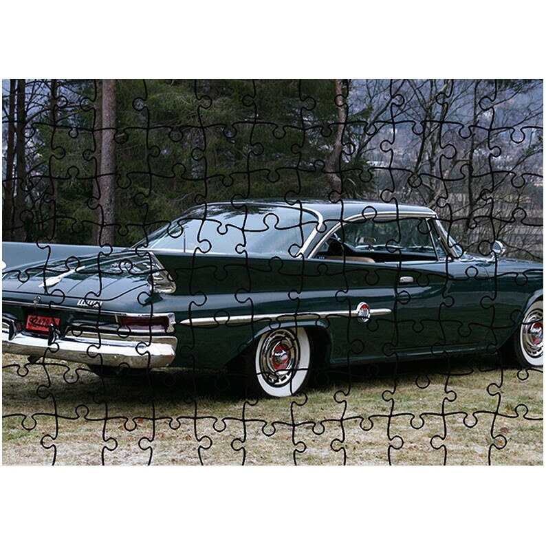Puzzle Heartwork 96 piese, Chrysler 300G Hardtop Coupe 1961, Latime 40,5 cm x Inaltime 28,7 cm