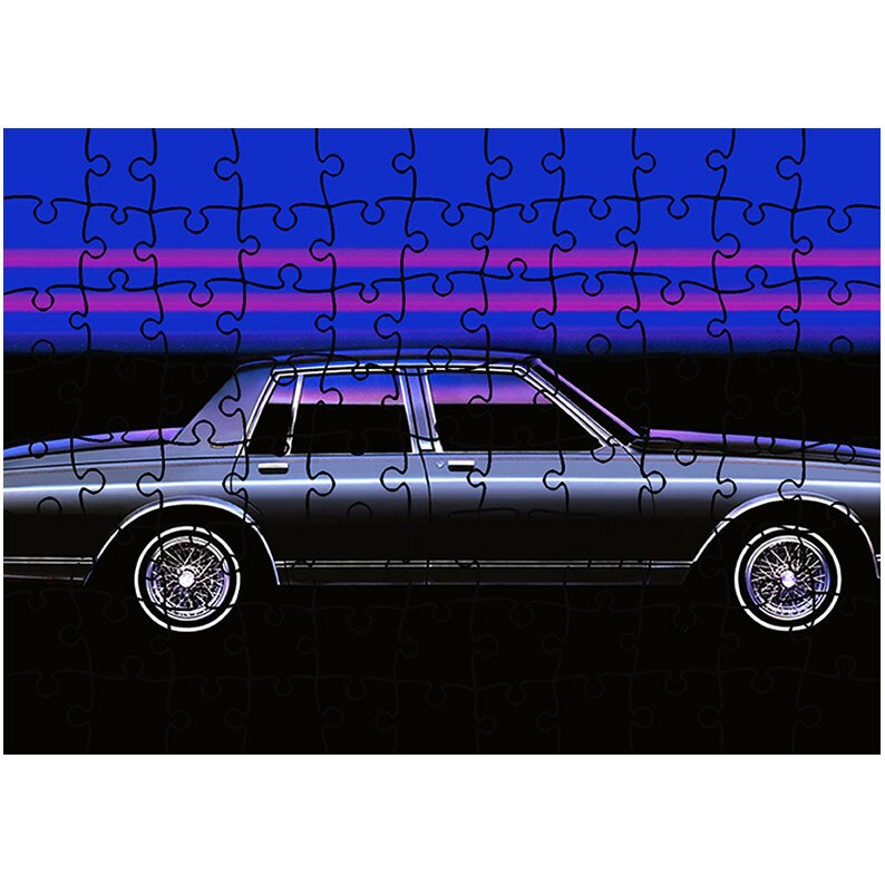 Puzzle Heartwork 96 piese, Chevrolet Caprice Classic 1977, Latime 40,5 cm x Inaltime 28,7 cm