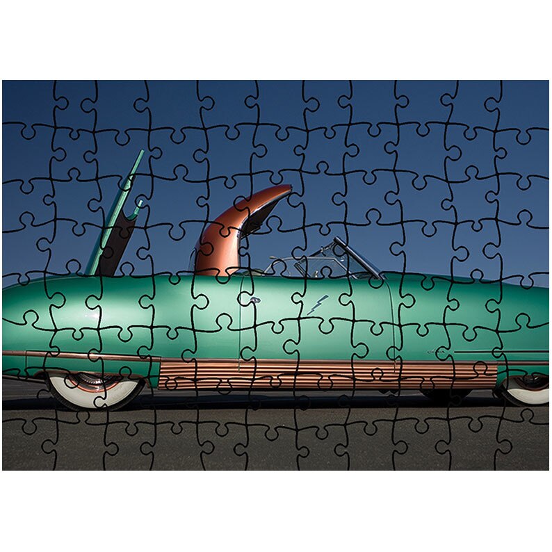 Puzzle Heartwork 96 piese, Chrysler Thunderbolt Concept Car 1940, Latime 40,5 cm x Inaltime 28,7 cm