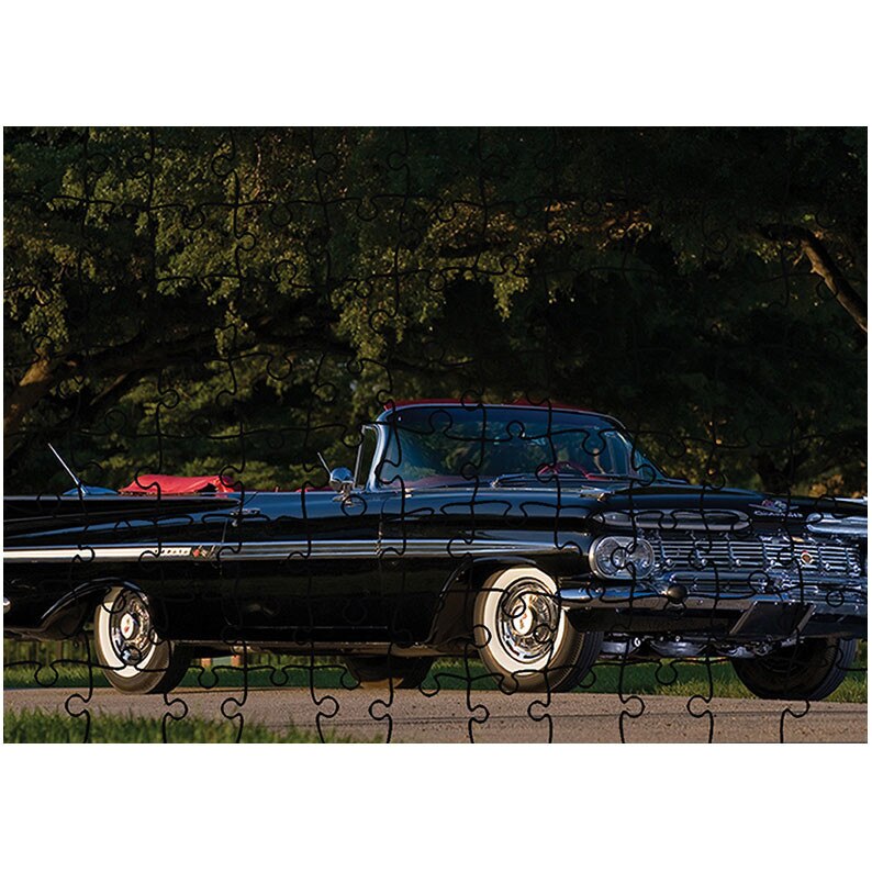 Puzzle Heartwork 96 piese, Chevrolet Impala Convertible 1959, Latime 40,5 cm x Inaltime 28,7 cm