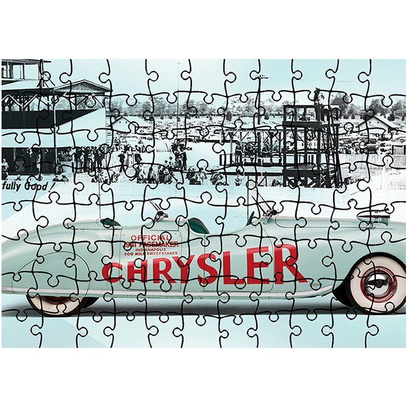 Puzzle Heartwork 96 piese, Chrysler Newport Dual Cowl Phaeton LeBaron Pace Car 1941, Latime 40,5 cm x Inaltime 28,7 cm