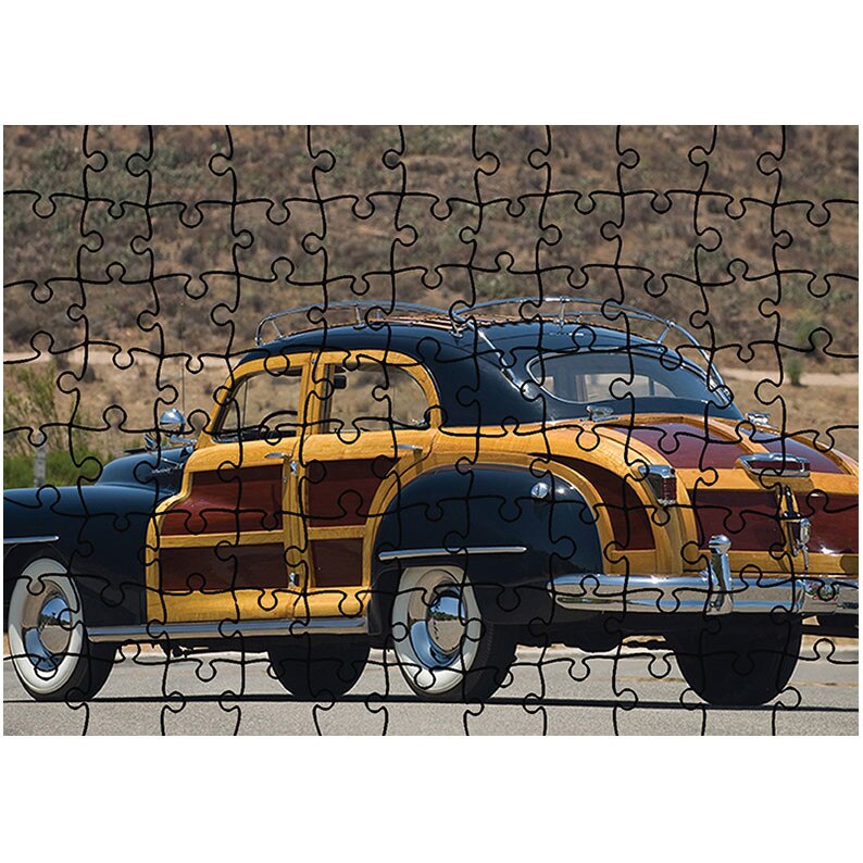 Puzzle Heartwork 96 piese, 1947 Chrysler Town & Country, Latime 40,5 cm x Inaltime 28,7 cm