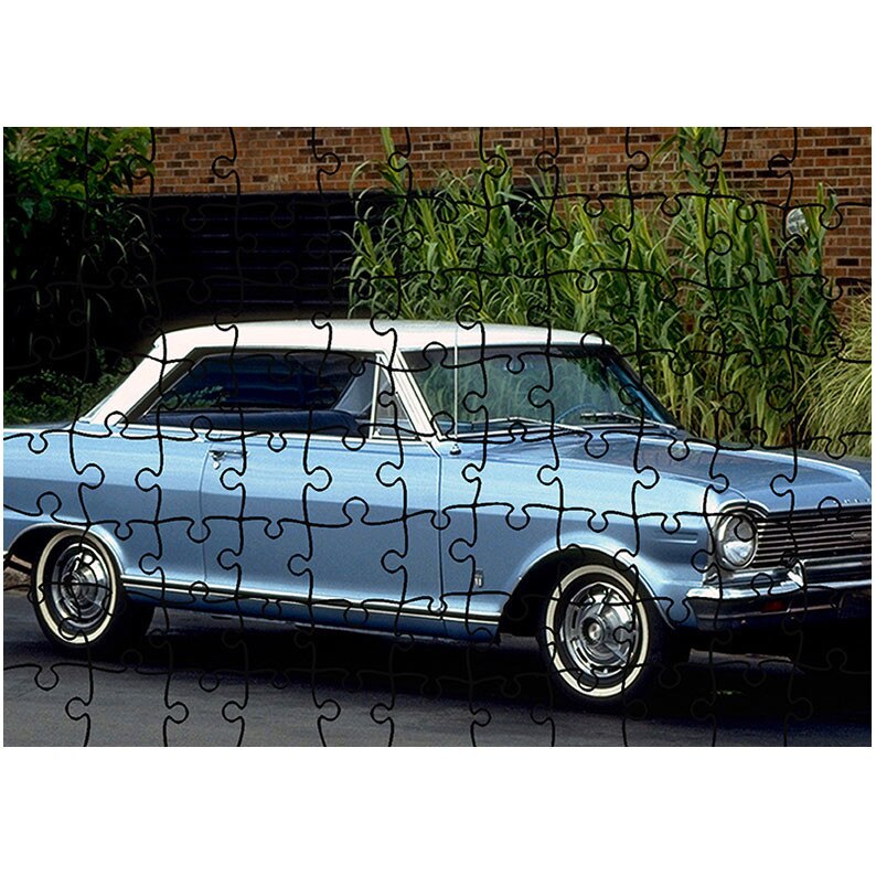 Puzzle Heartwork 96 piese, Chevrolet Nova SS 1965, Latime 40,5 cm x Inaltime 28,7 cm