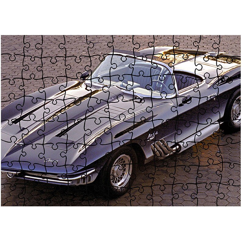 Puzzle Heartwork 96 piese, Corvette Mako Shark Concept 1961, Latime 40,5 cm x Inaltime 28,7 cm