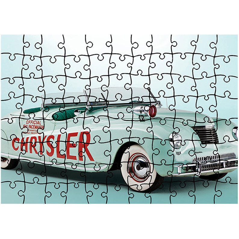 Puzzle Heartwork 96 piese, Chrysler Newport Dual Cowl Phaeton LeBaron Pace Car 1941, Latime 40,5 cm x Inaltime 28,7 cm