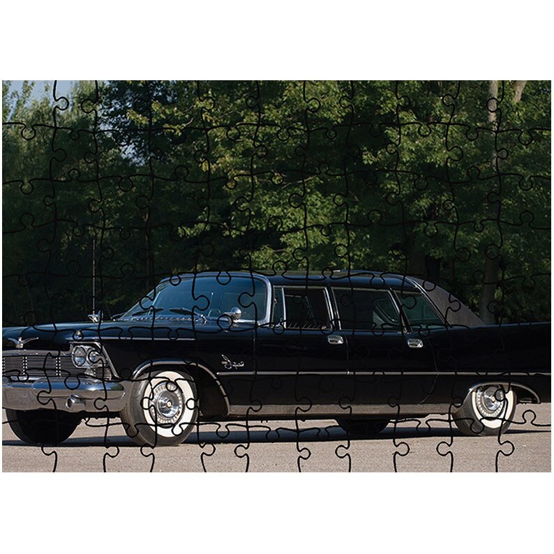 Puzzle Heartwork 96 piese, 1958 Chrysler Imperial Crown Limousine, Latime 40,5 cm x Inaltime 28,7 cm