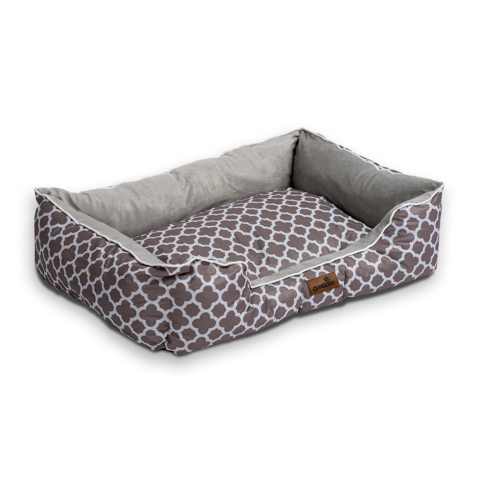 Culcus Confortabil pentru Caini sau Pisici dreptunghiular, 65x50 cm, gri
