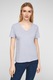 s.Oliver, Tricou din bumbac cu decolteu in V, Lila prafuit, 42