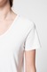s.Oliver, Tricou din bumbac cu decolteu in V, Alb, 38