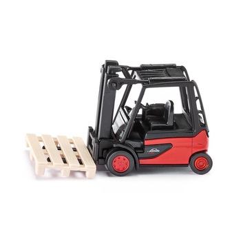 Stivuitor Forklift Truck, Plastic, Rosu / Negru, 3+ ani Stivuitor Forklift Truck, Plastic, Rosu / Negru, 3+ ani