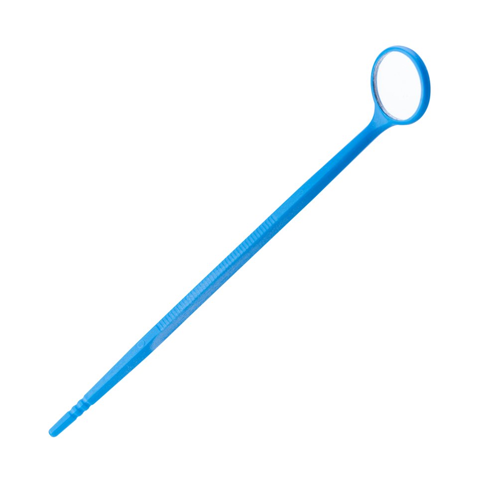 Oglinda pentru gene false, maner plastic, 16 cm