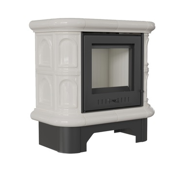 Semineu cu aer, Kratki, WK 440, 6.5 kw, Otel, Negru Semineu cu aer, Kratki, WK 440, 6.5 kw, Otel, Negru