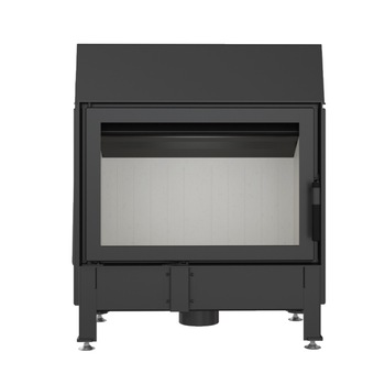 Semineu cu aer lemn , kratki, Zibi 12, otel, negru, 11kw, stanga Semineu cu aer lemn , kratki, Zibi 12, otel, negru, 11kw, stanga