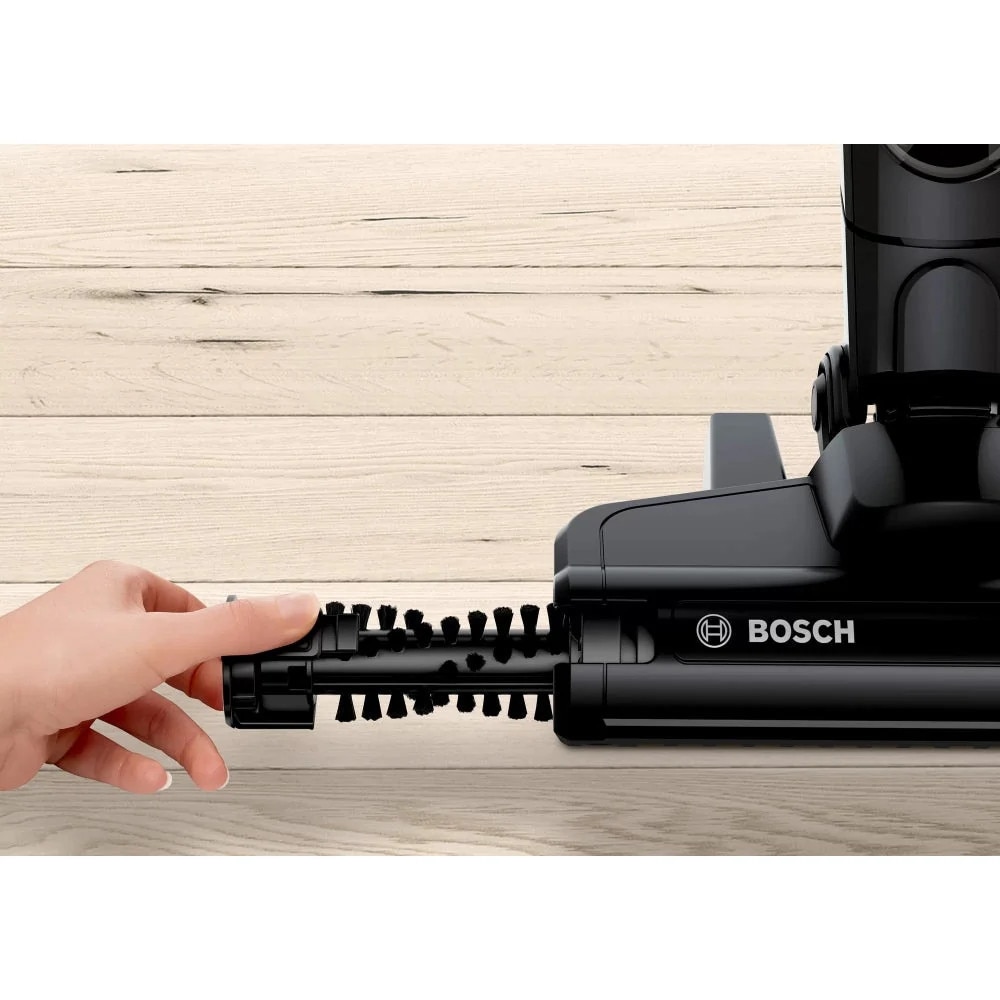 Aspirator vertical 2 in 1 Bosch BCHF216B, negru, 40 min autonomie, 1160x265x165 mm