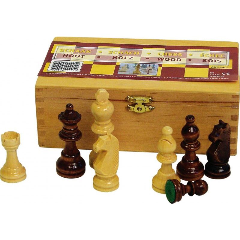 Set Piese de sah Abbey® Game 87 mm