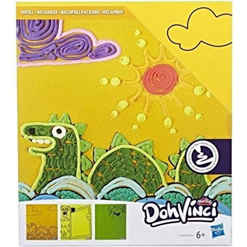 Sabloane plastic , DohVinci , Monster ,3 bucati , 19x22 cm