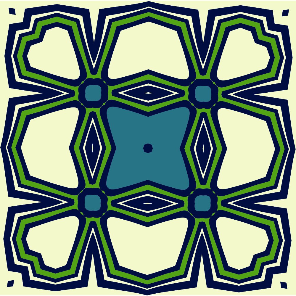 Set 6 buc stickere autocolante faianta decorativa 20cm x 20cm model vintage Maroc1