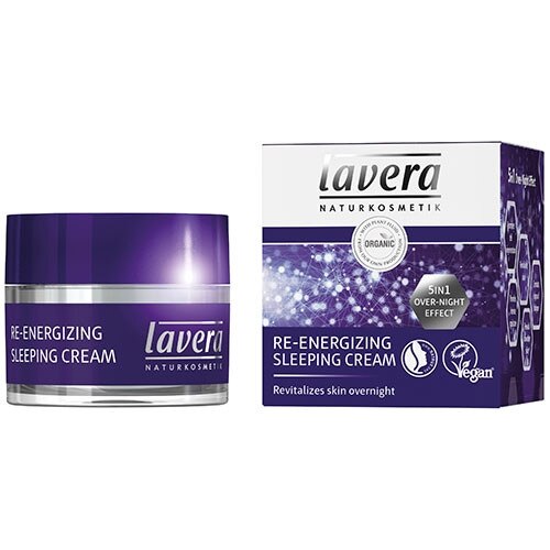 Crema de noapte 5 in 1 Re-Energizing Sleeping Cream, LAVERA, 50 ml