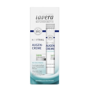 Crema de ochi pentru ten sensibil, alergic si intolerant Neutral 15 ml Lavera Crema de ochi pentru ten sensibil, alergic si intolerant Neutral 15 ml Lavera