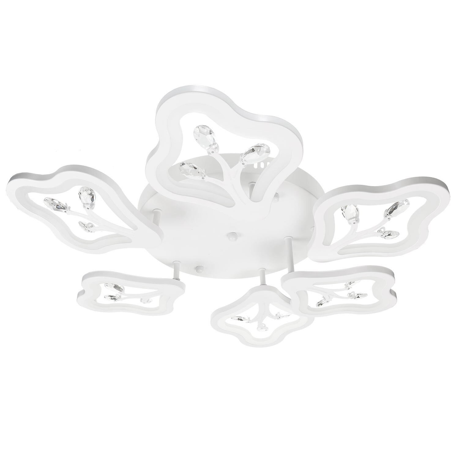 Lustra LED, Ak, Dimabila cu Telecomanda, lumina calda, rece si neutra, 160 W