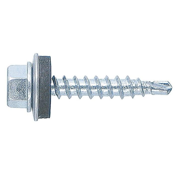 Horganyzott fém önfúró alátétcsavar, 4,8x35 mm, 250 db / készlet