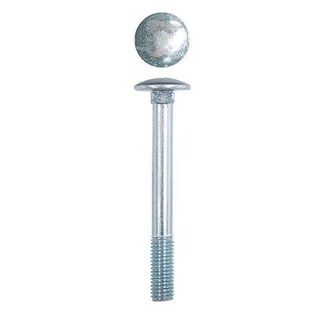 Surub Metric Zincat cu Cap Torbant DIN603, 6x50 mm, 100 Buc/Set Surub Metric Zincat cu Cap Torbant DIN603, 6x50 mm, 100 Buc/Set