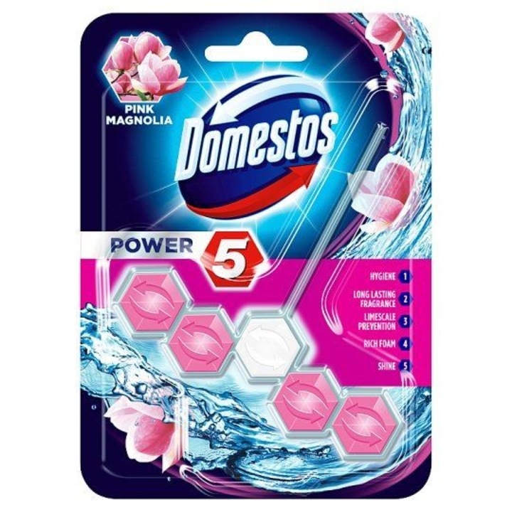 Domestos WC Rúd Power5 Pink 55 g
