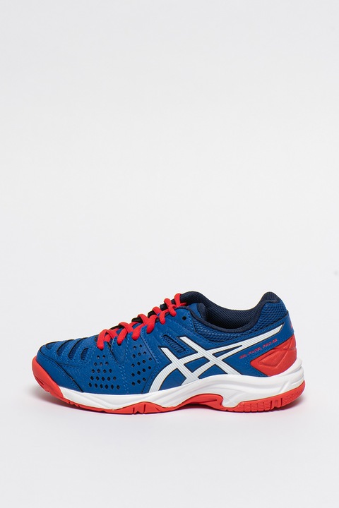 Asics, Pantofi pentru tenis Gel-Padel Pro 3, Albastru royal/Alb/Rosu, 7