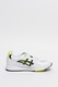 ASICS Tiger, Pantofi sport GEL SAGA, alb, negru, verde neon, 6.5