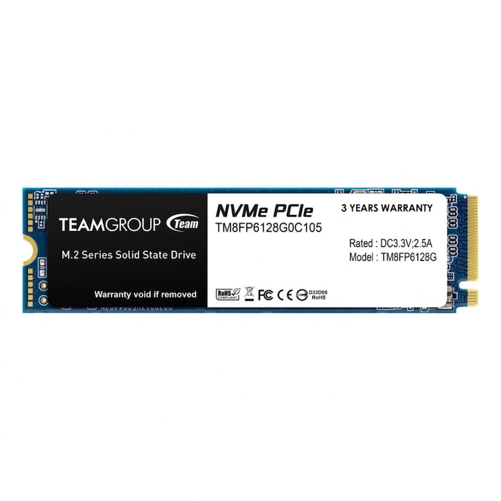 Solid State Drive (SSD) Team Group MP33, 128GB, PCIe
