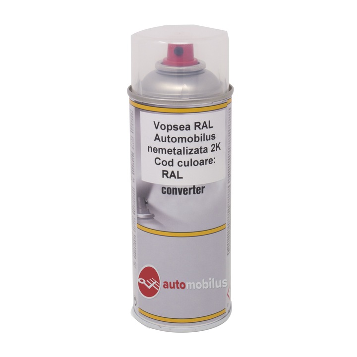 Spray vopsea poliuretanica 2K RAL 1016, Sulfur yellow, Automobilus, 400ml