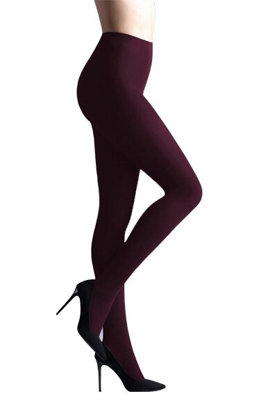 Dres semi-mat Samba, Giulia, Poliamida/Elastan, 40DEN, Bordeaux, M, Bordeaux