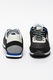 Automobili Lamborghini, Pantofi sport de piele intoarsa si material textil, Negru, 45