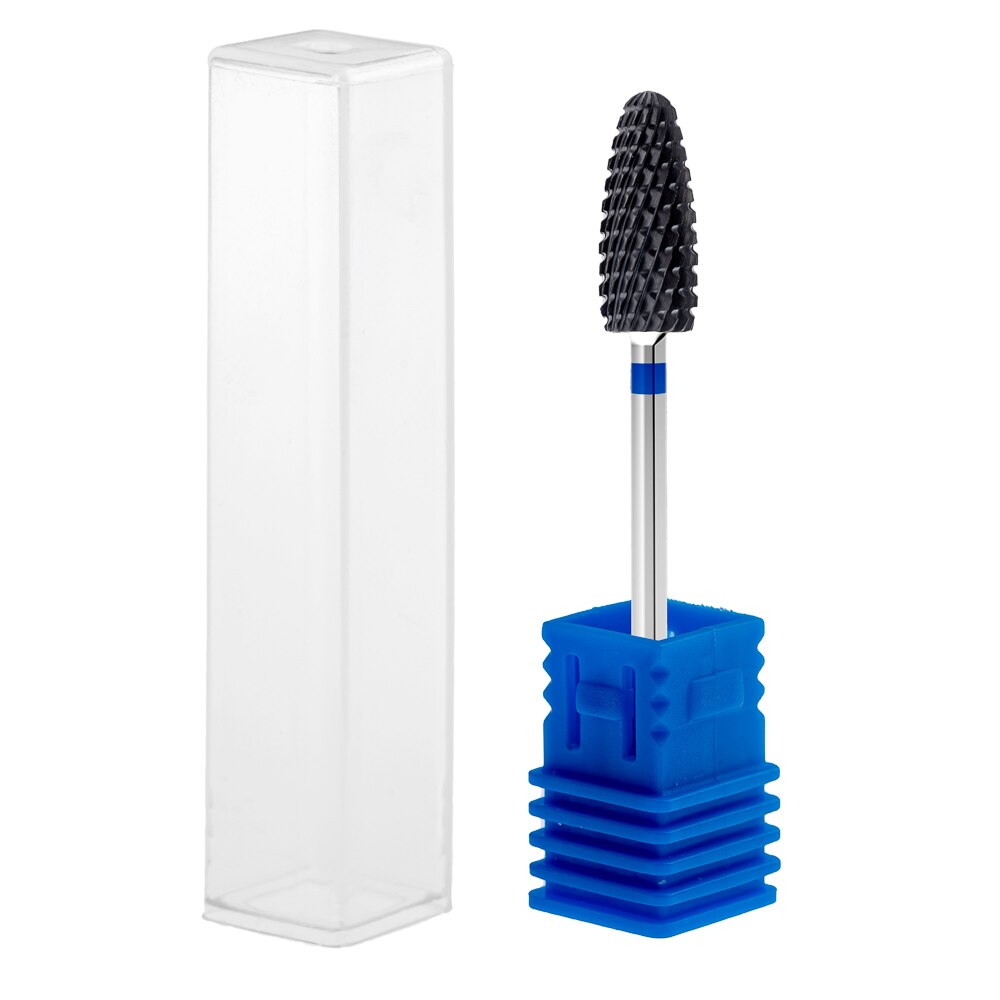 Capat freza din titan, Lila Rossa, varf conic, negru, duritate medie, m2-t-bl