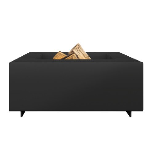 Semineu de gradina, Kratki, fire erizo 50, otel, 40.8 kg, Negru