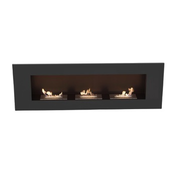 Semineu pentru perete, delta 3, capacitate 0.6l, Otel, Negru Semineu pentru perete, delta 3, capacitate 0.6l, Otel, Negru