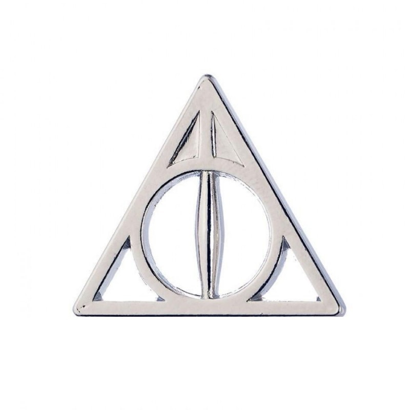 Insigna Harry Potter - Deathly Hallows , 2 cm, Multicolor