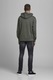 Jack & Jones, Hanorac cu buzunar kangaroo, Verde militar, XL