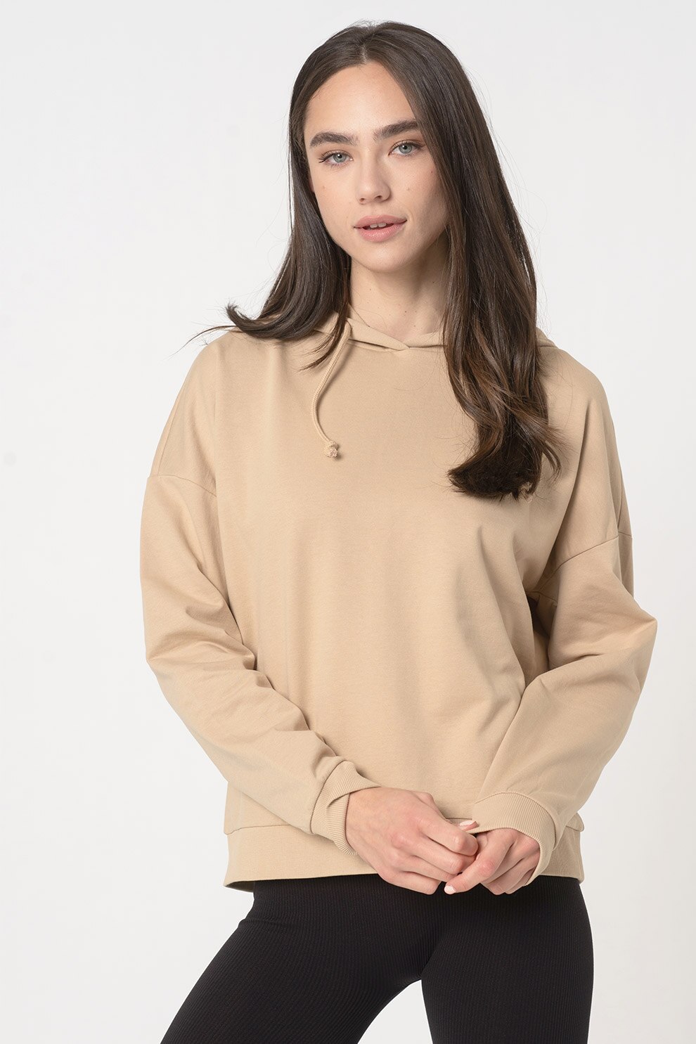 Vero Moda, Hanorac lejer cu maneci cazute Octavia, Maro camel