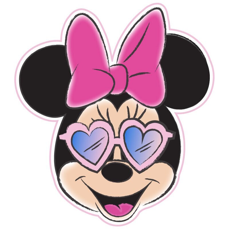 Prosop, Minnie Mouse cu ochelari de soare, 130x112 cm